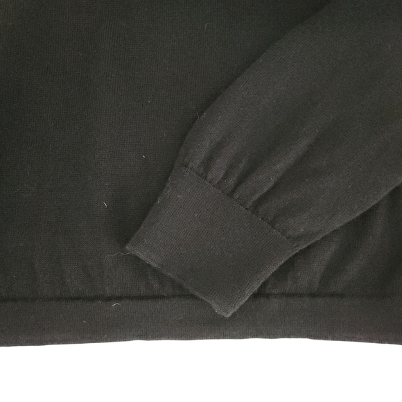 JOS. A. BANK Traveler 1/4 Zip Merino Wool black Sweater xl - Picture 9 of 10